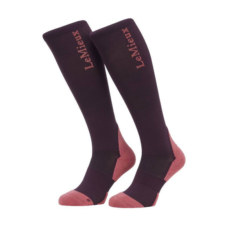 LeMieux Performance Socks Damson Medium-Pet n Pony-LeMieux