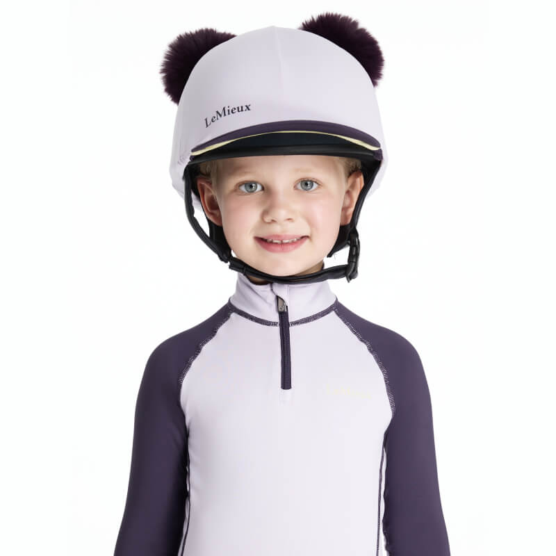 LeMieux Mini Double Pom Hat Silk Lilac