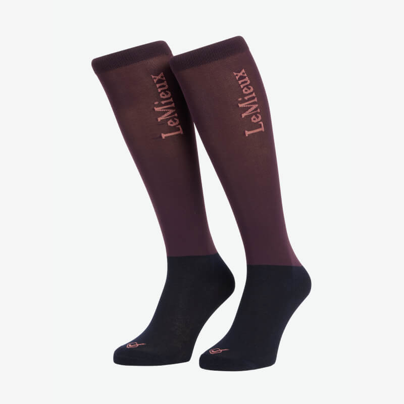 LeMieux Competition Socks Damson 2pk-Pet n Pony-LeMieux