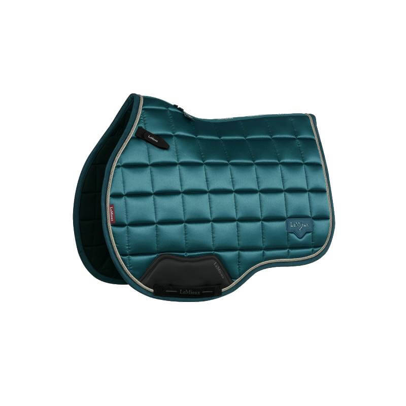 LeMieux Loire Classic GP Square Jungle with grey trim, black reinforcement, and signature logo.