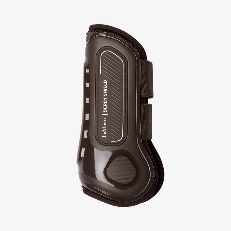 LeMieux Derby Shield Tendon Boot Brown