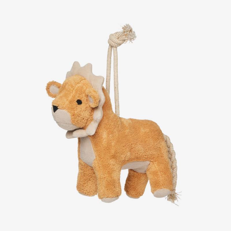 LeMieux Plush Horse Toy Lion—soft lion toy with rope mane, ideal for horse enrichment.