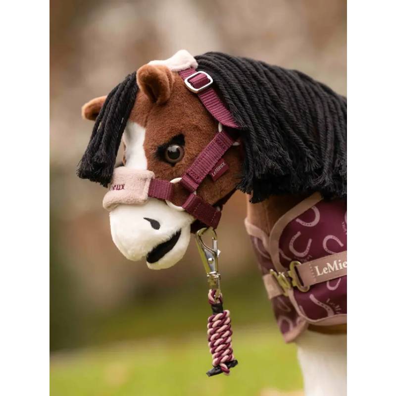 LeMieux Toy Pony Vogue Headcollar & Leadrope Blackberry