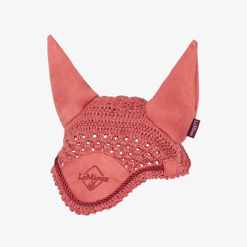 LeMieux Hobby Horse Fly Hood Spiced Earth, with pointed ears, ideal for imaginative play.