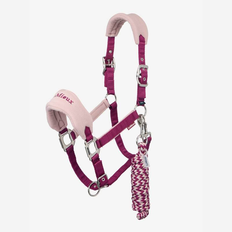 LeMieux Vogue Headcollar &amp; Leadrope Blackberry