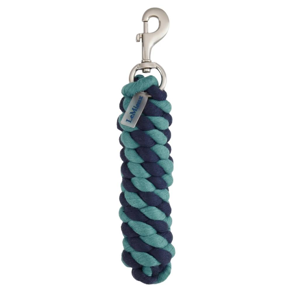 LeMieux Polycotton Leadrope Aloe/Navy
