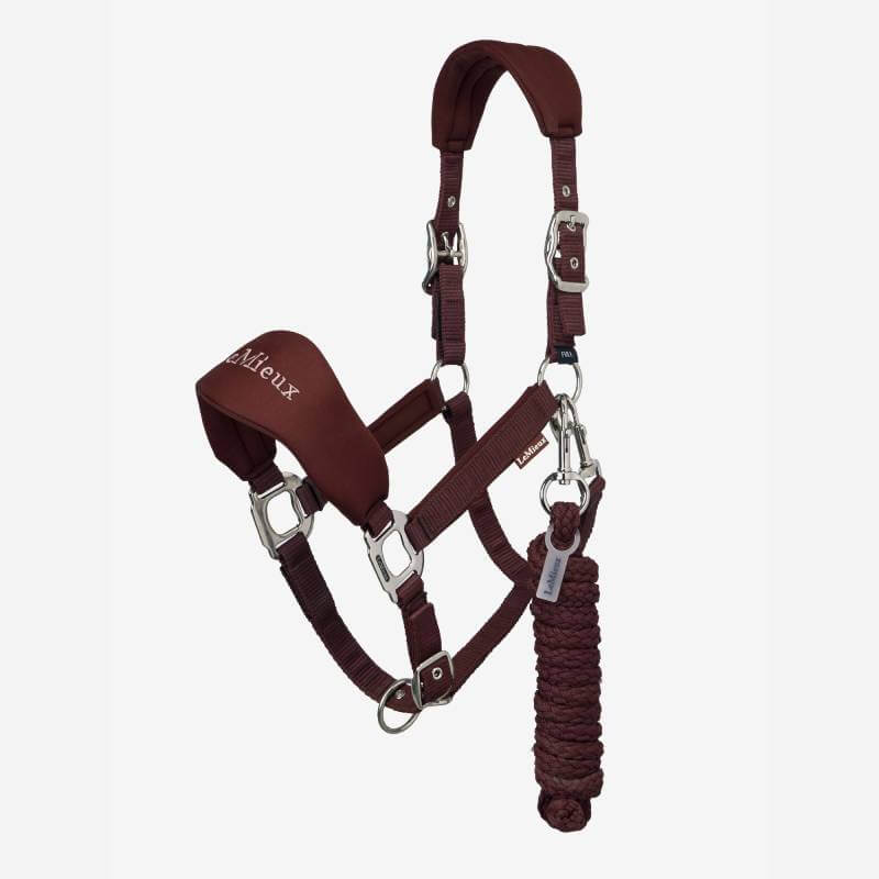 LeMieux Breakaway Vogue Headcollar &amp; Leadrope Bramble