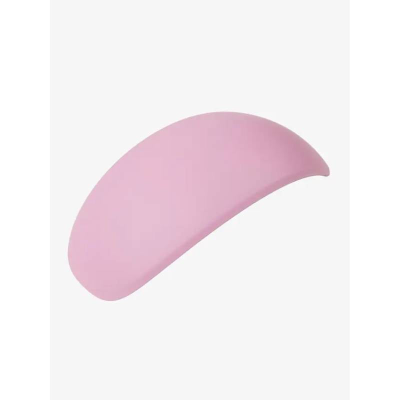LeMieux Verv® Matte Fondant magnetic helmet panel in pastel pink on white background.