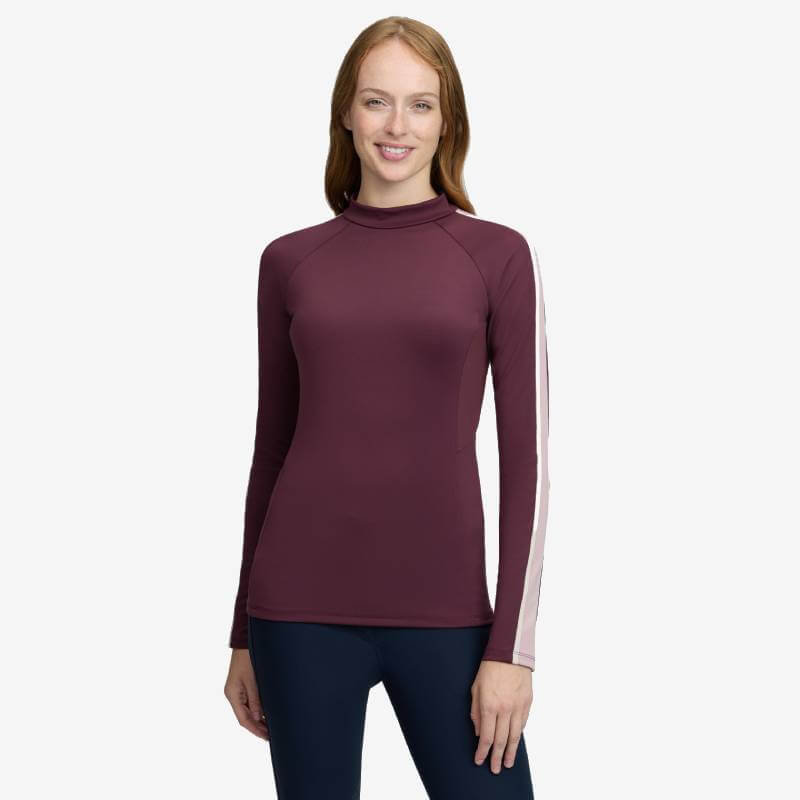 LeMieux Talia Turtle Neck Baselayer Bramble
