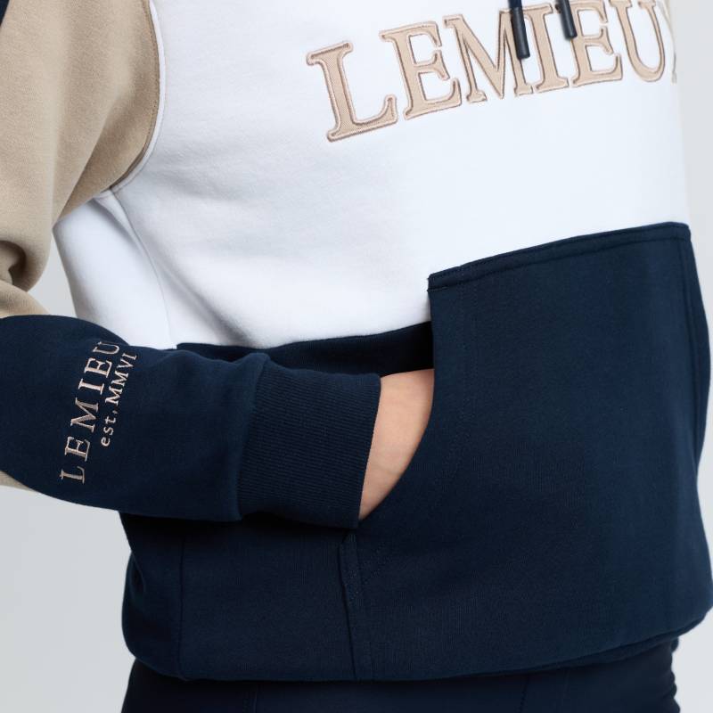 LeMieux Kadie Colour Block Hoodie Navy