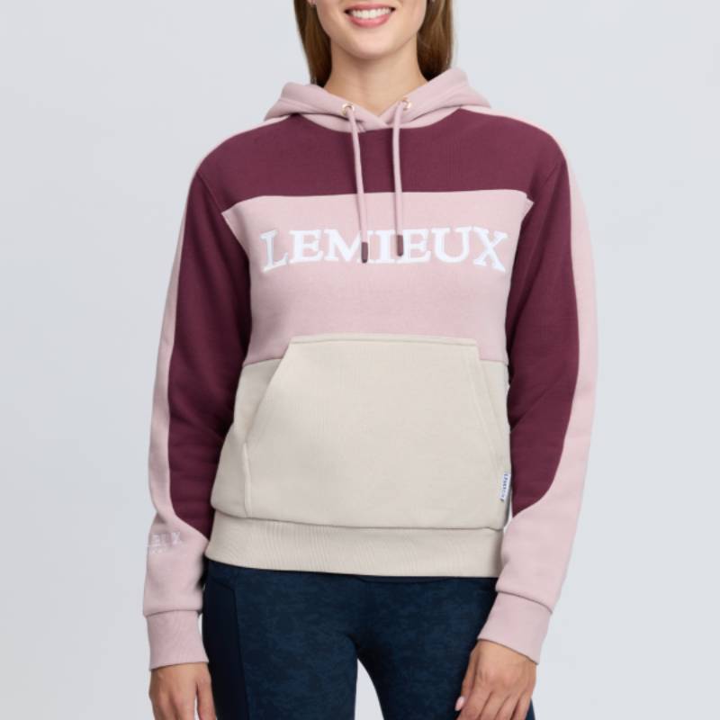 LeMieux Kadie Colour Block Hoodie Wild Rose