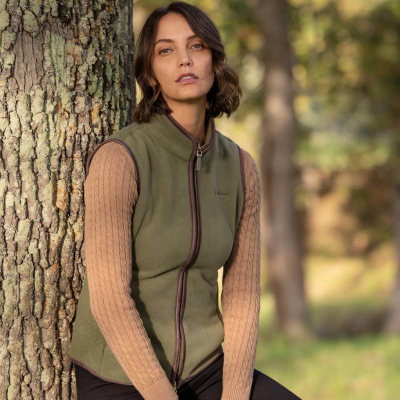 LeMieux Frankie Fleece Gilet Willow Green