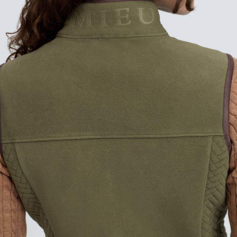 LeMieux Frankie Fleece Gilet Willow Green