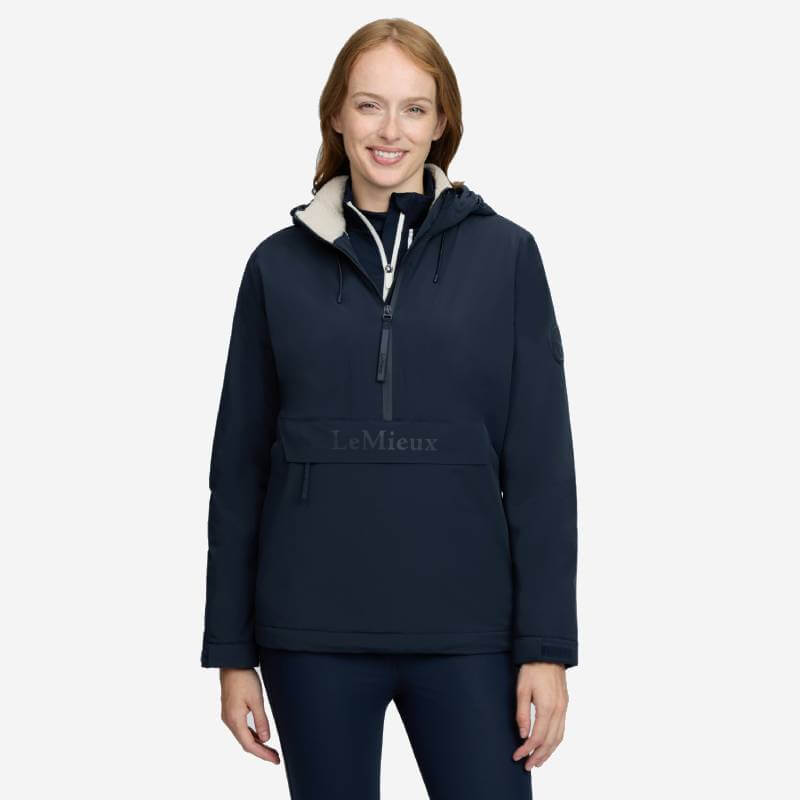 LeMieux Phoebe Half Zip Waterproof Anorak Navy
