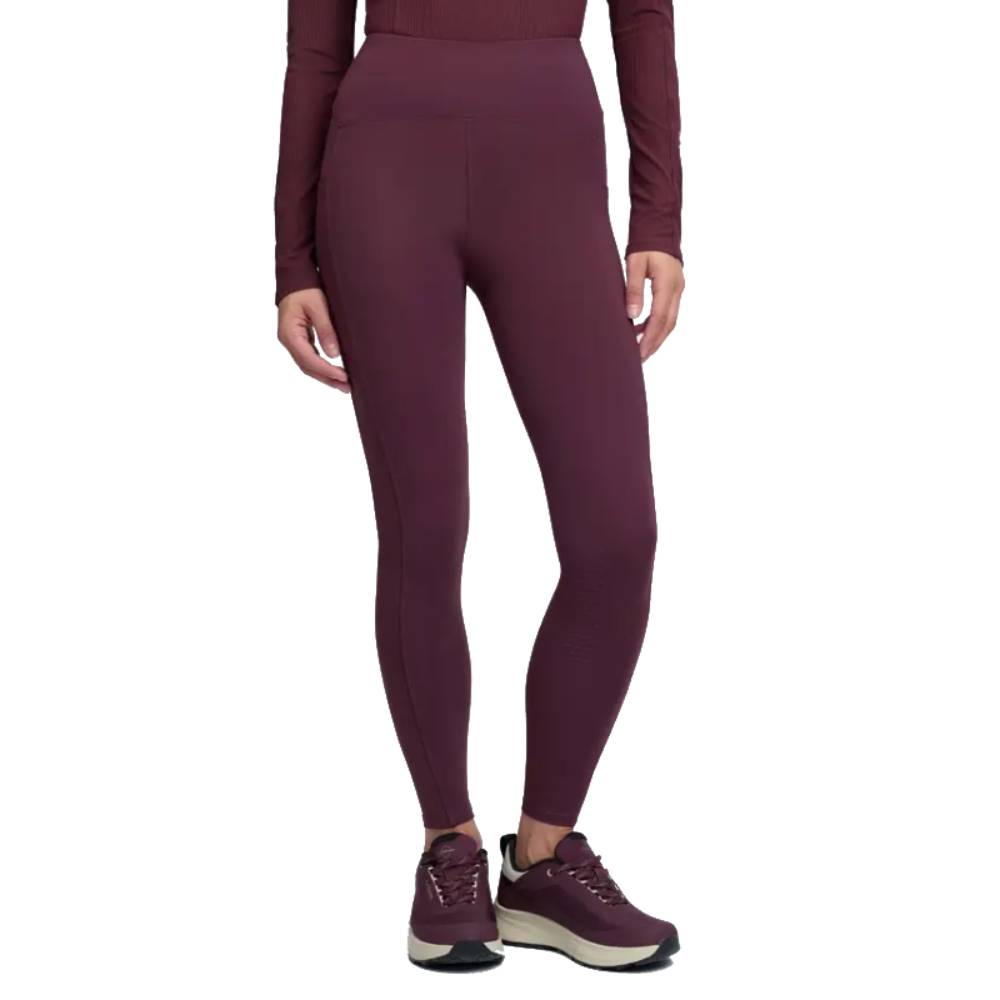 LeMieux Natalie Brushed Pull On Riding Leggings Bramble