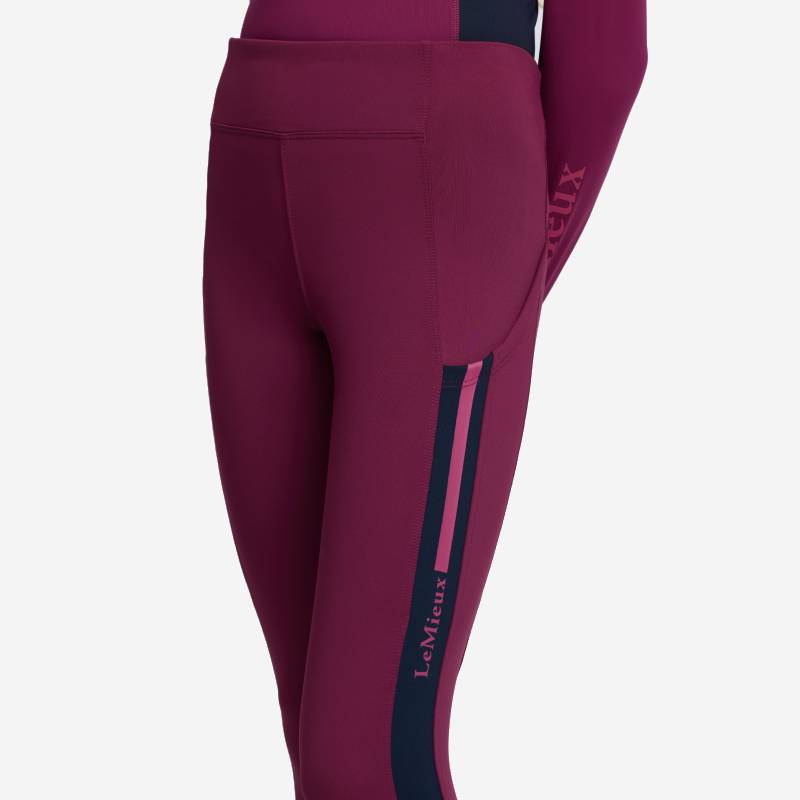 LeMieux Young Rider Orla Pull Ons Blackberry