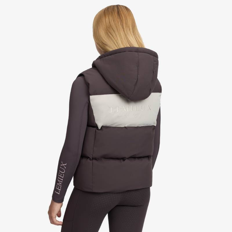 LeMieux Young Rider Joey Hooded Gilet Cocoa