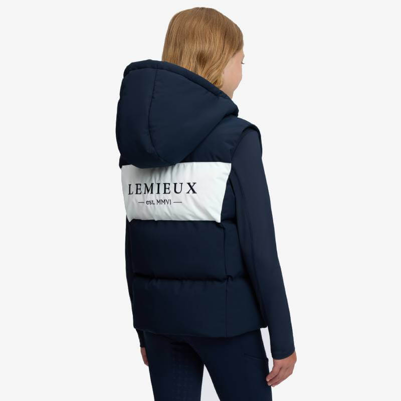 LeMieux Young Rider Joey Hooded Gilet Navy