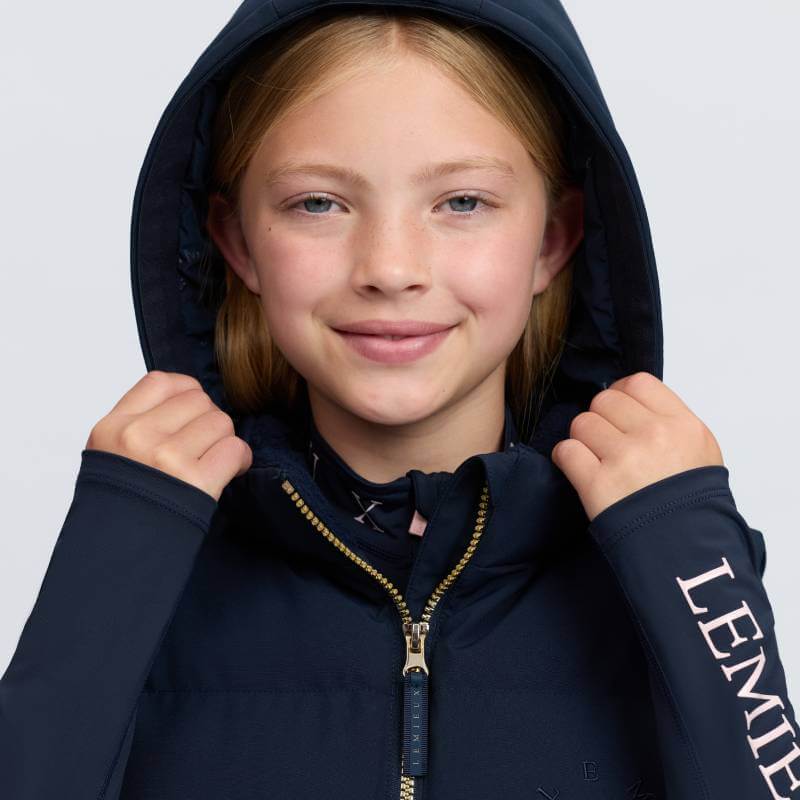LeMieux Young Rider Joey Hooded Gilet Navy