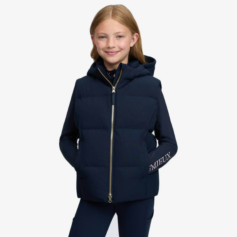 LeMieux Young Rider Joey Hooded Gilet Navy