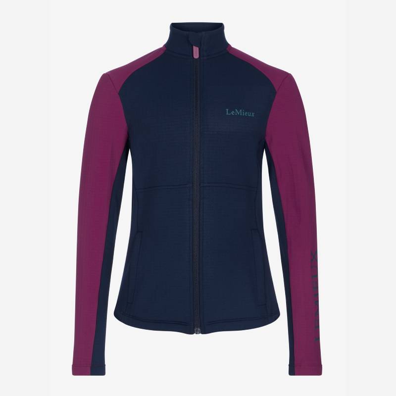 LeMieux Young Rider Bethany Zip Through Mid Layer Blackberry