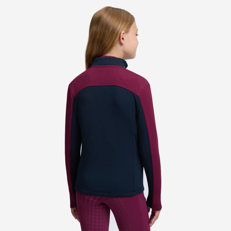 LeMieux Young Rider Bethany Zip Through Mid Layer Blackberry