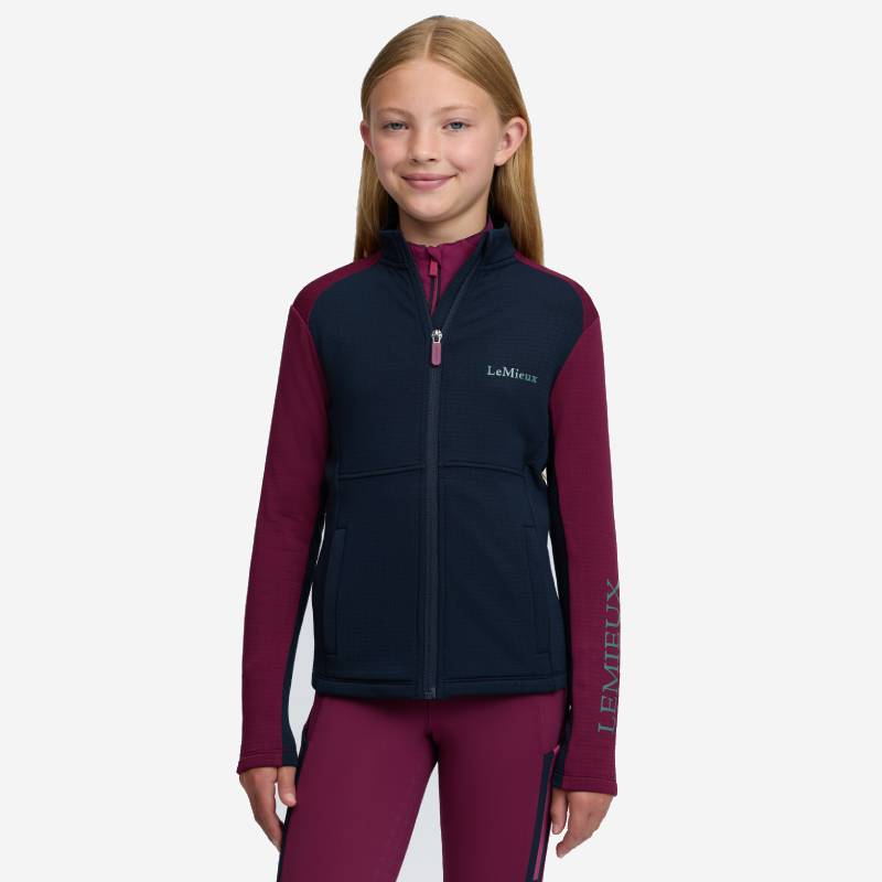 LeMieux Young Rider Bethany Zip Through Mid Layer Blackberry