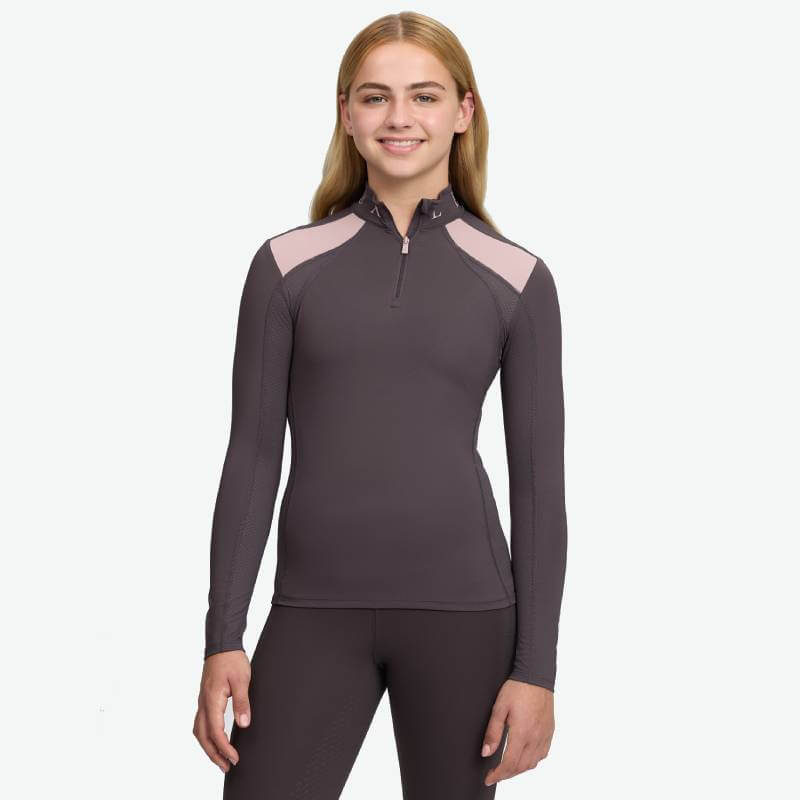 LeMieux Young Rider Mia Mesh Baselayer Cocoa