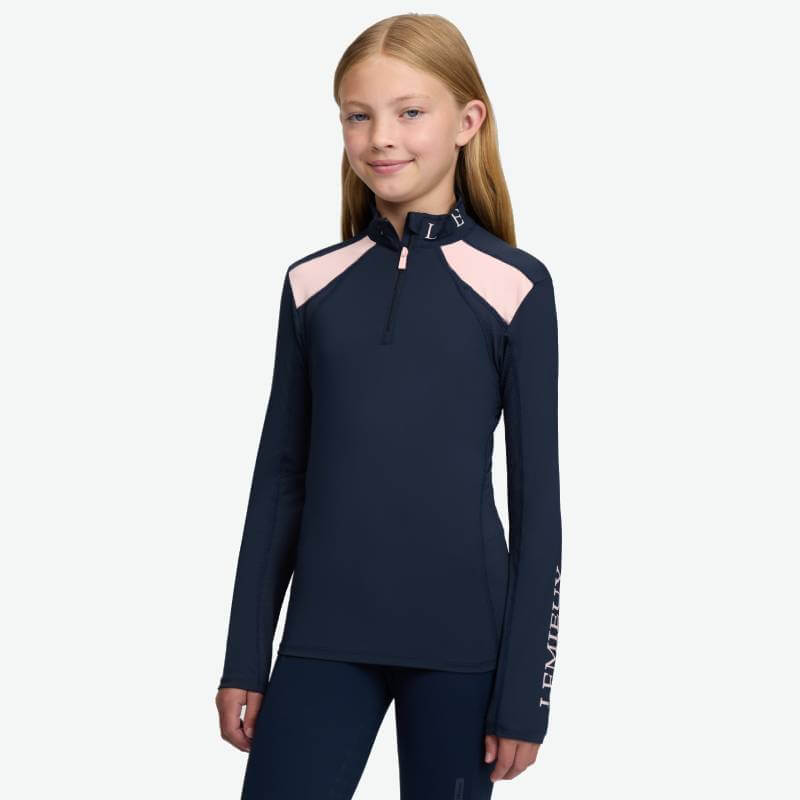 LeMieux Young Rider Mia Mesh Baselayer Navy
