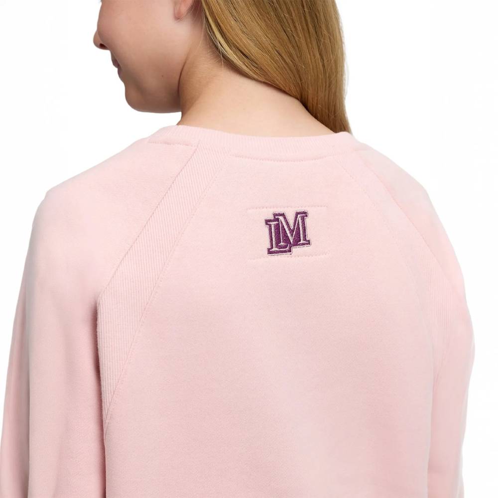 LeMieux Young Rider Shay Varsity Crew Neck Sweatshirt Petal