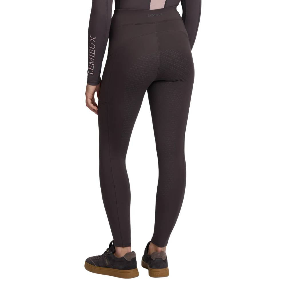 LeMieux Young Rider Nell Brushed Pull On Riding Leggings Cocoa