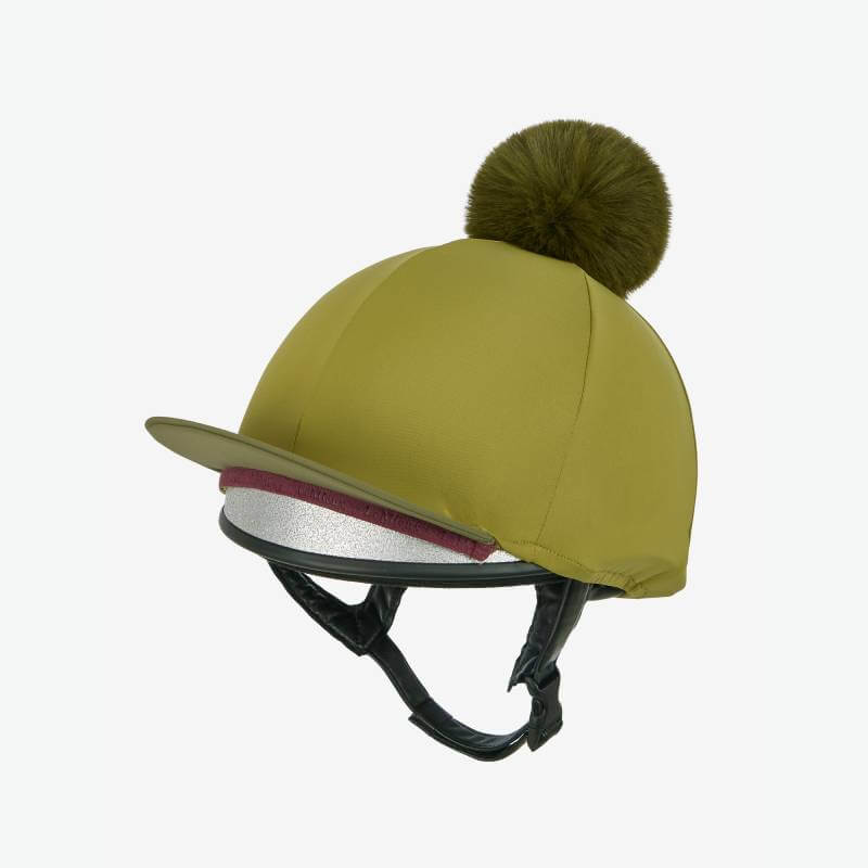 LeMieux Classique Pom Hat Silk Gooseberry