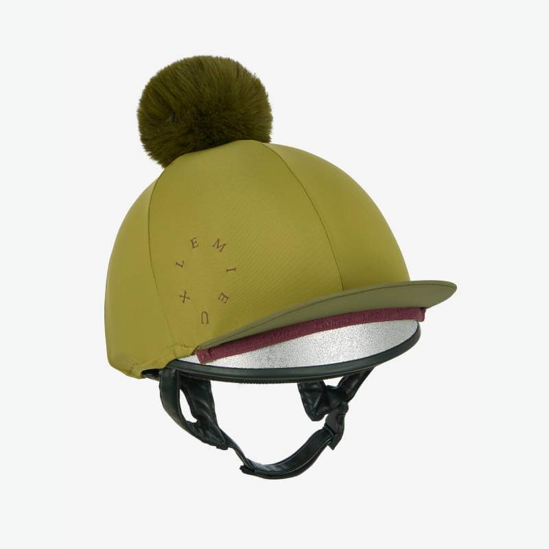 LeMieux Classique Pom Hat Silk Gooseberry
