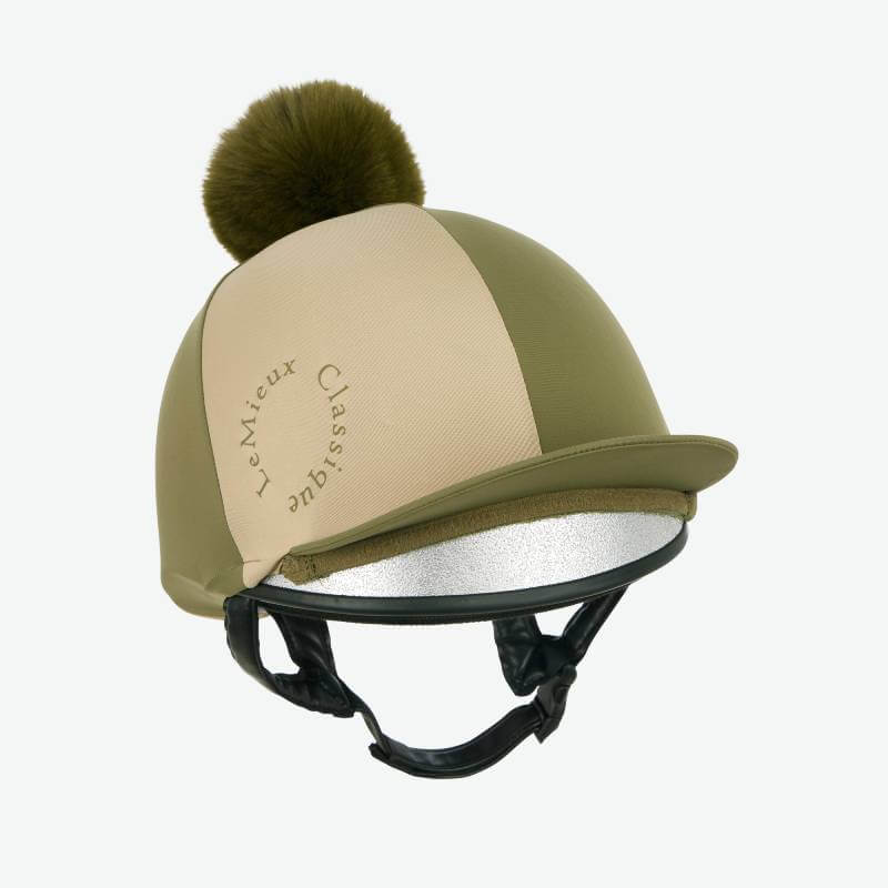 LeMieux Harlequin Hat Silk Willow/Pear
