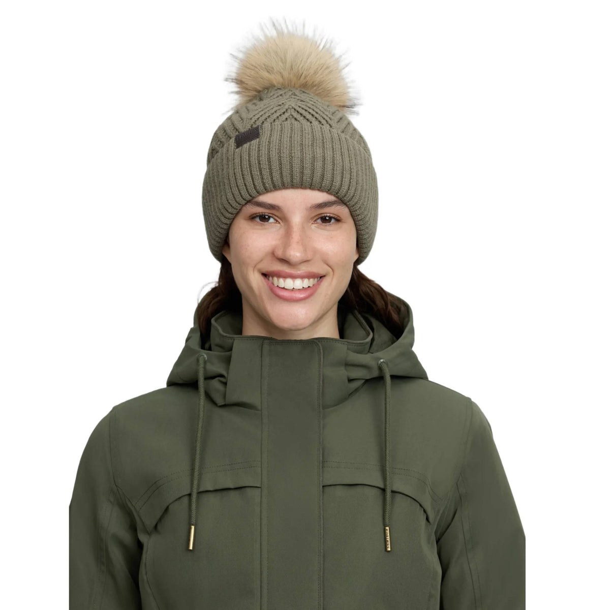 LeMieux Clara Knit Beanie Willow Green