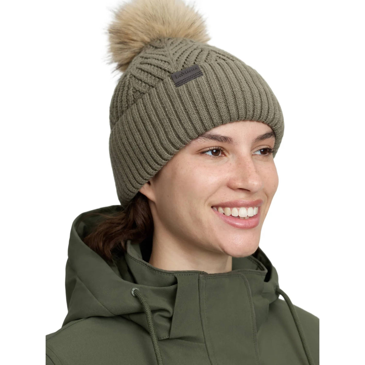 LeMieux Clara Knit Beanie Willow Green