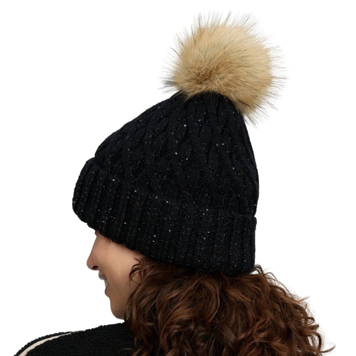 LeMieux Bernie Sequin Beanie Black