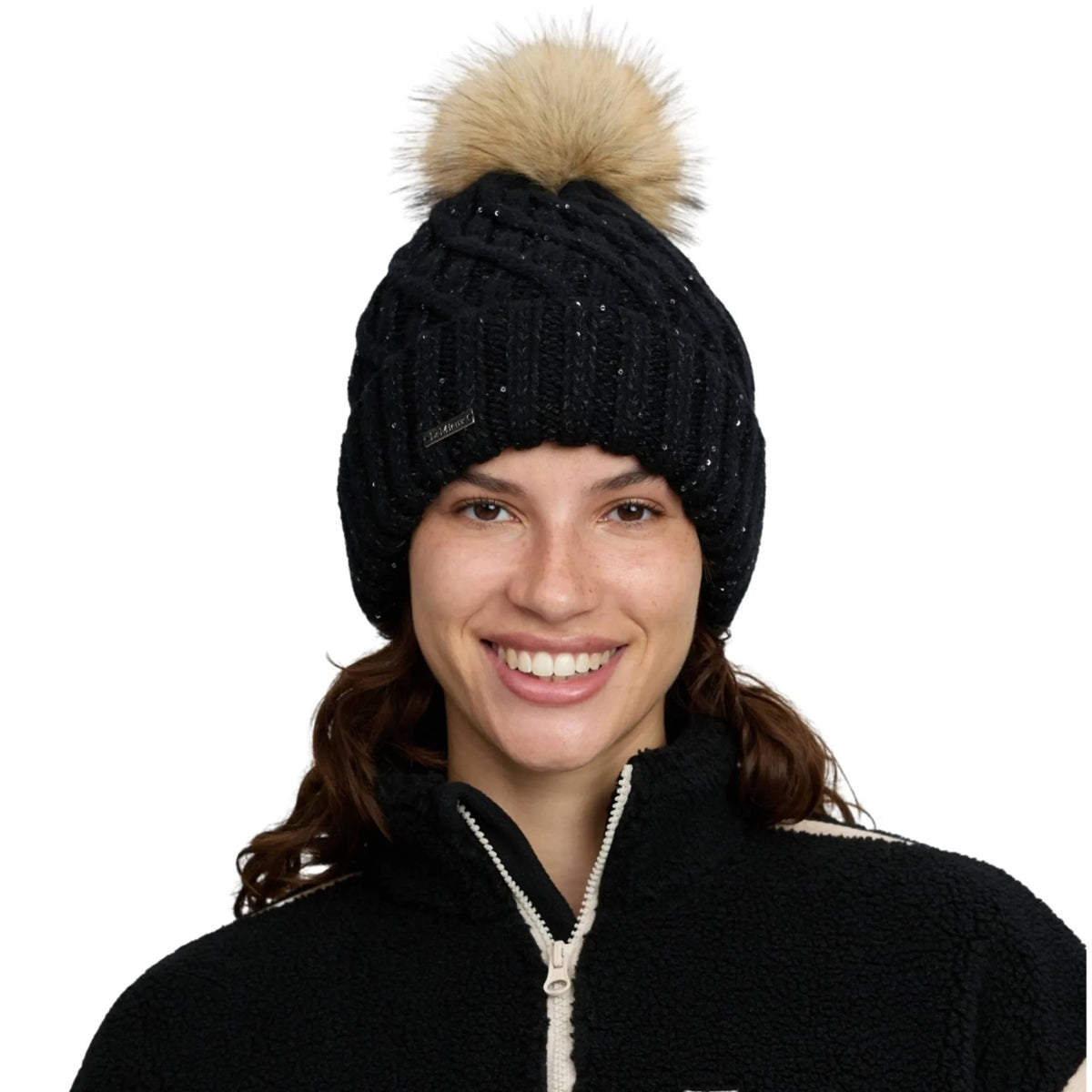 LeMieux Bernie Sequin Beanie Black
