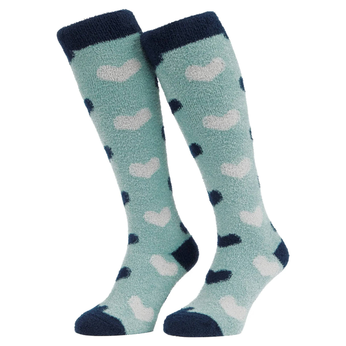LeMieux Heart Fluffies Socks Aloe