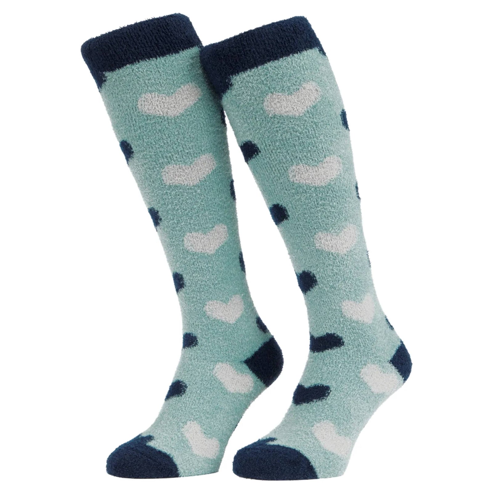LeMieux Heart Fluffies Socks Aloe