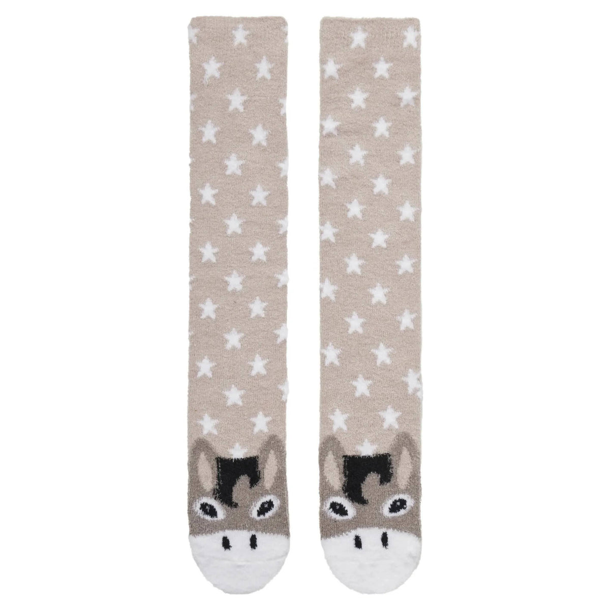 LeMieux Fluffy Character Socks Donkey