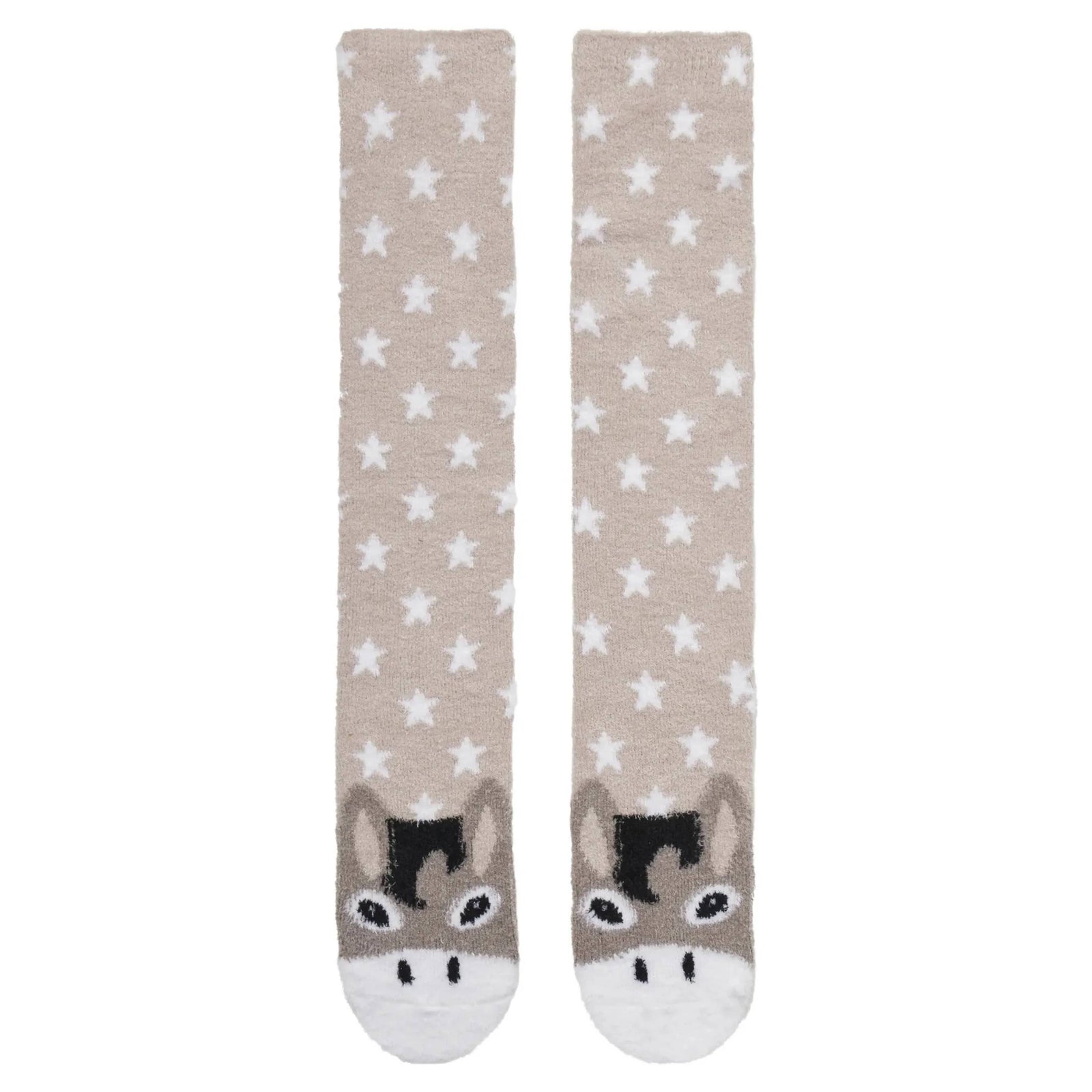 LeMieux Fluffy Character Socks Donkey