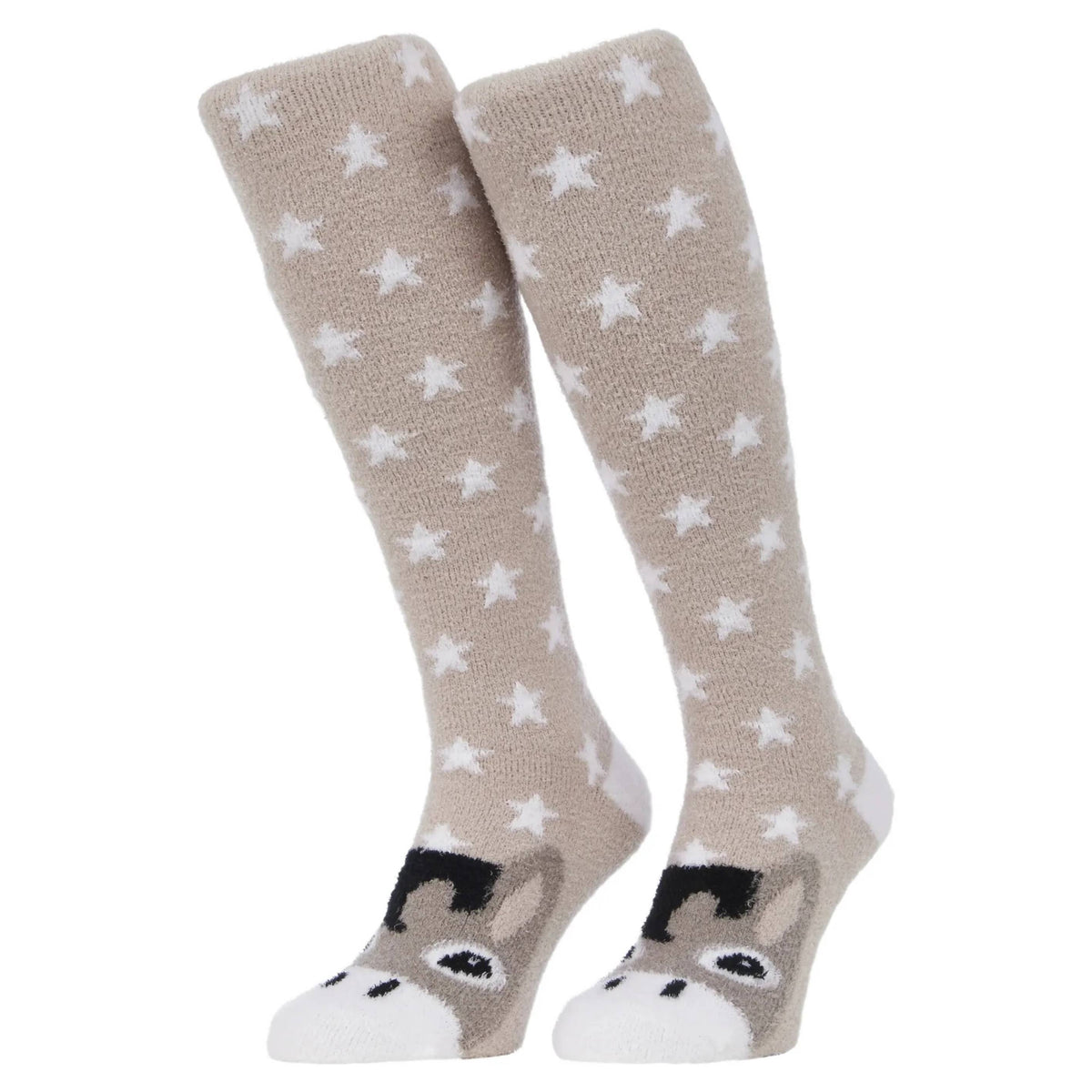 LeMieux Fluffy Character Socks Donkey