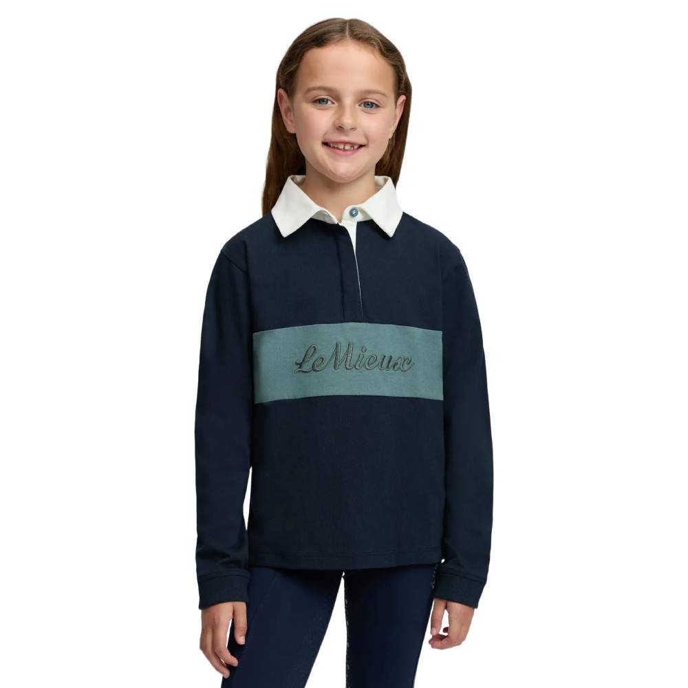 LeMieux Mini Roman Rubgy Shirt Navy