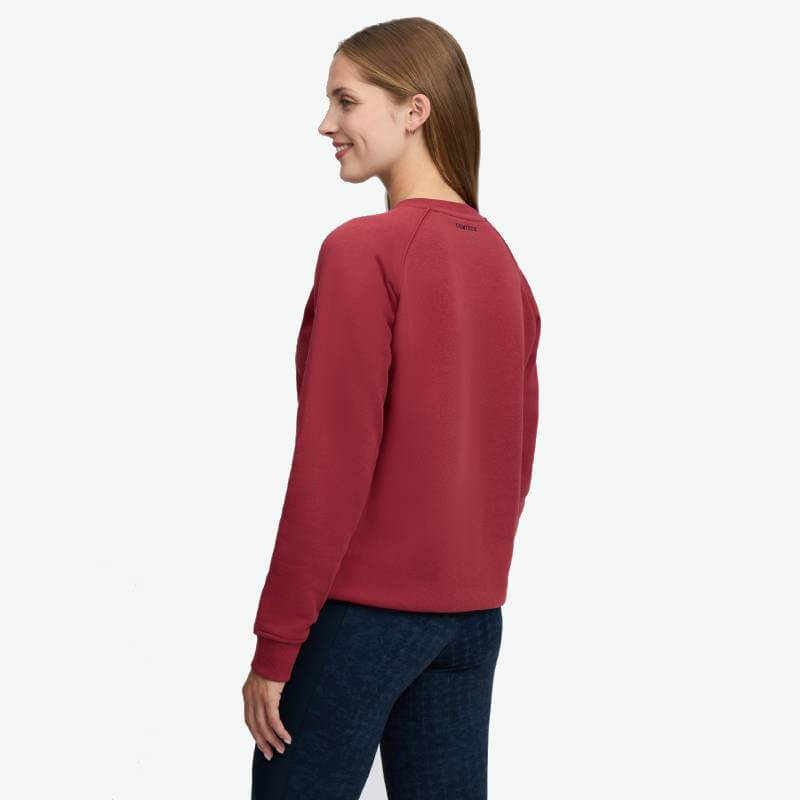 LeMieux Vida Varsity Crew Neck Sweat Russet
