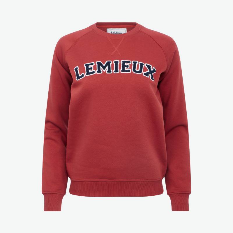 LeMieux Vida Varsity Crew Neck Sweat Russet