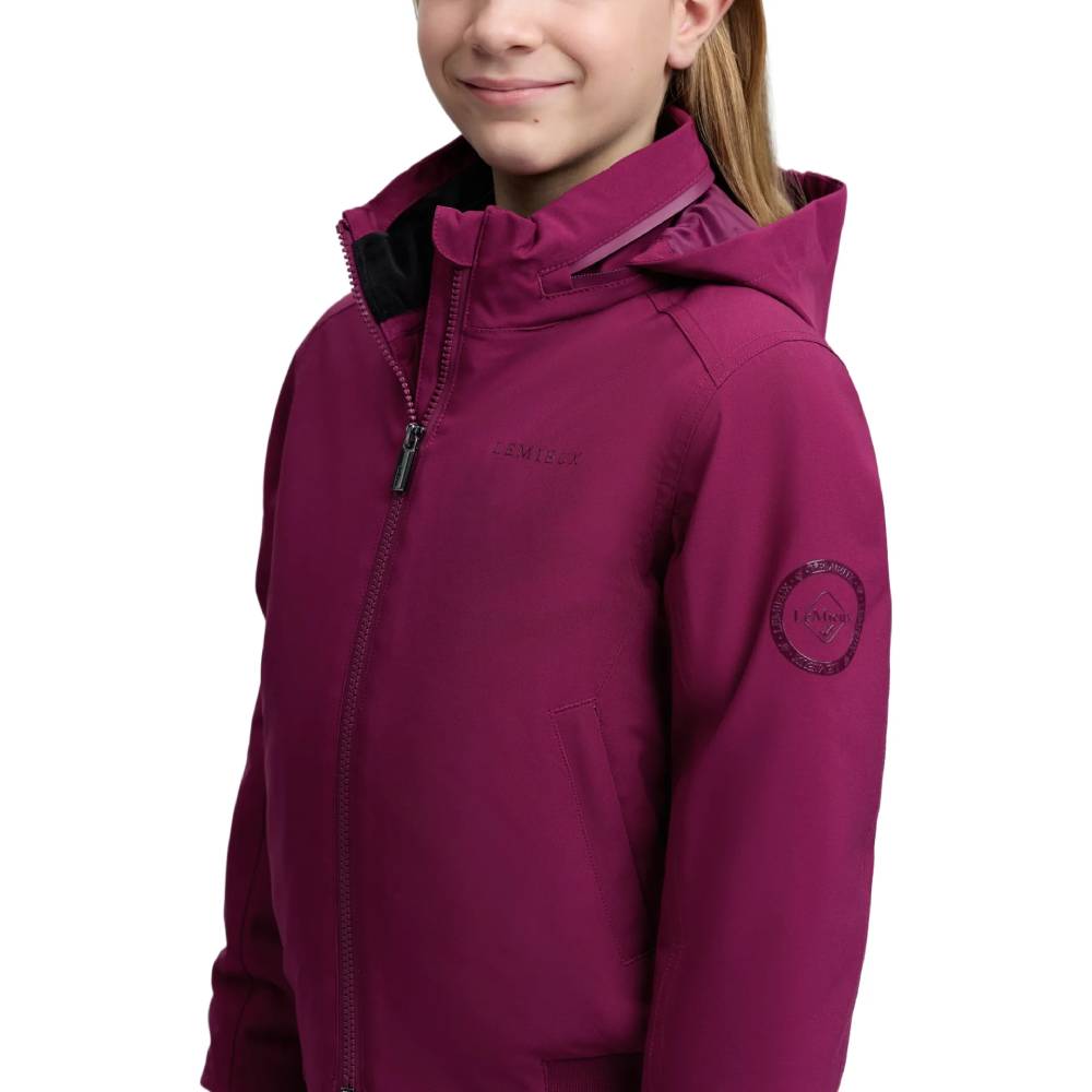 LeMieux Young Rider Clarissa Crew Jacket Blackberry