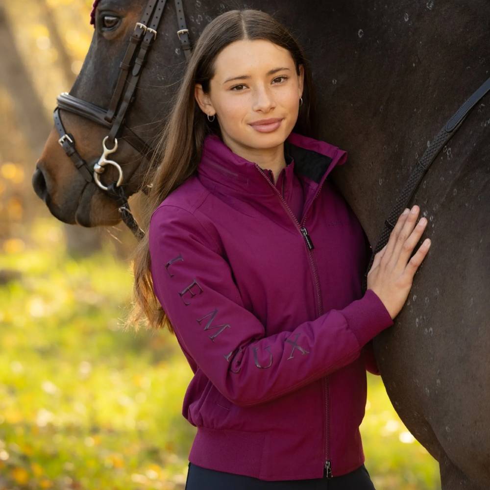 LeMieux Young Rider Clarissa Crew Jacket Blackberry