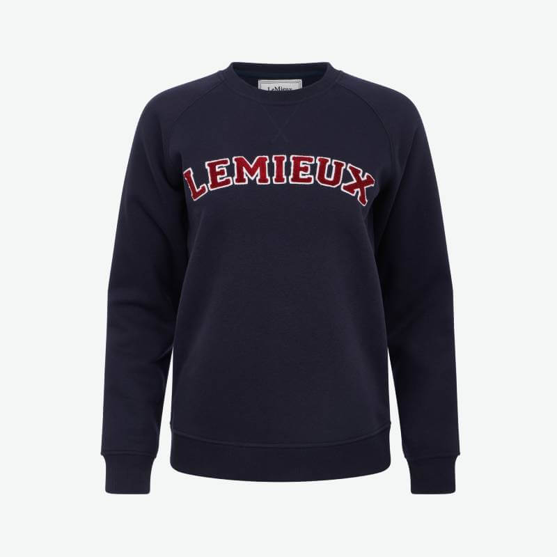 LeMieux Vida Varsity Crew Neck Sweat Navy