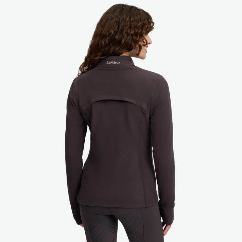 LeMieux Frances Quarter Zip Fleece Cocoa
